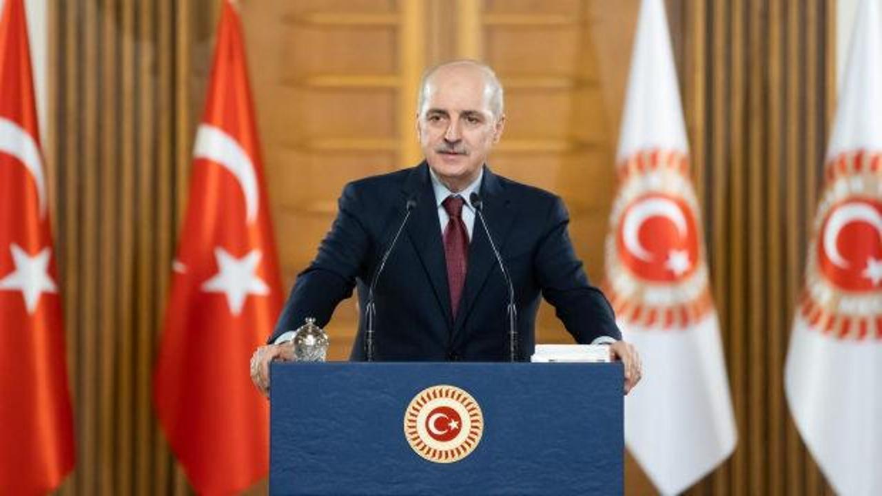 TBMM Başkanı Kurtulmuş'tan Ter&ouml;rs&uuml;z T&uuml;rkiye mesajı! 