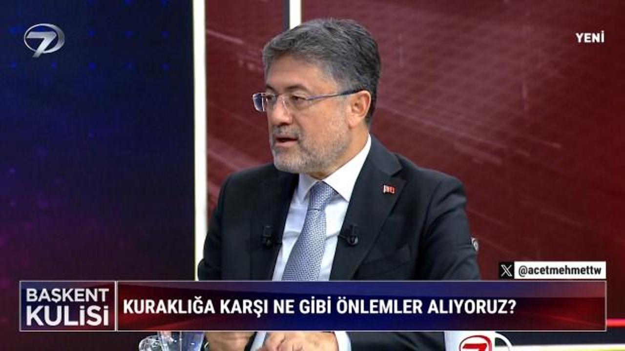 Bakan Yumaklı'dan önemli açıklamalar