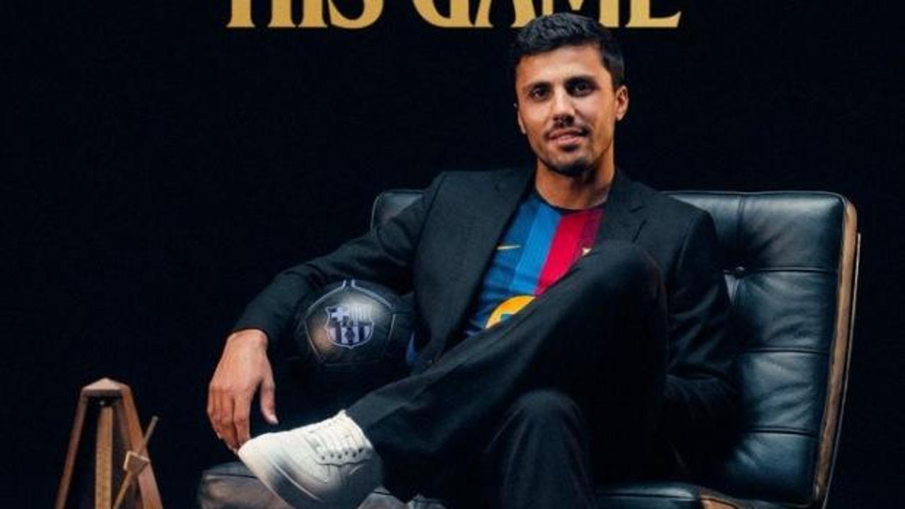 Rodri resmen Barcelona'da! Bonservisi a&ccedil;ıklandı