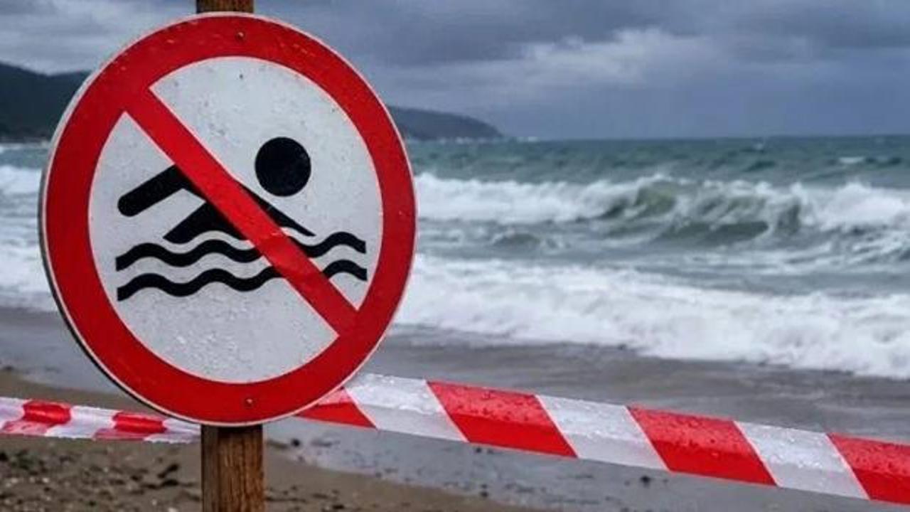 Zonguldak'ta olumsuz hava şartları nedeniyle denize girmek yasaklandı