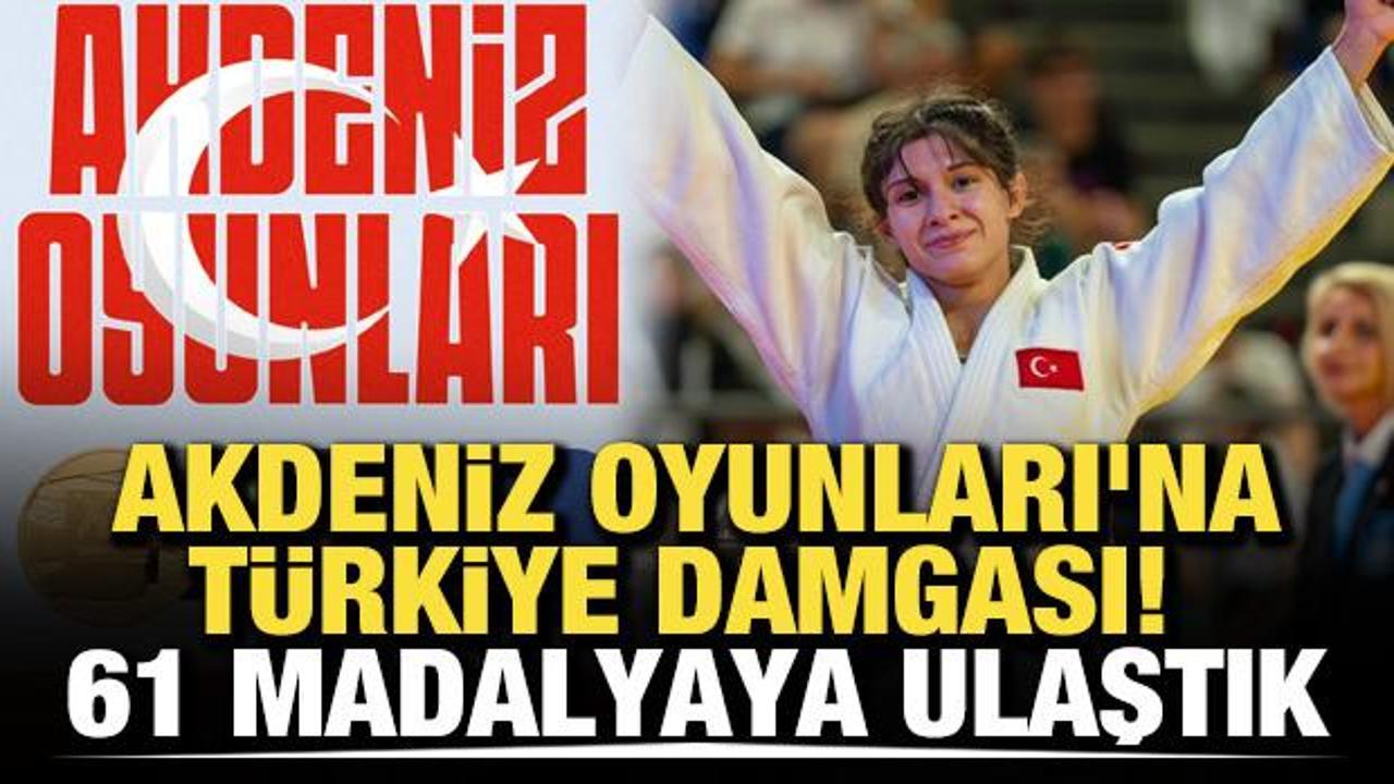 Akdeniz Oyunları'na Türkiye damgası! 61 madalyaya …