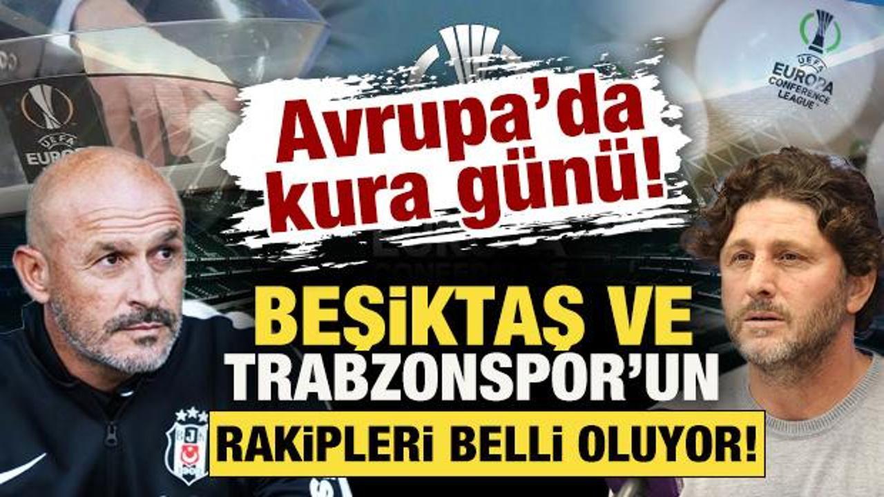 Avrupa'da kura günü! BeÅiktaÅ ve Trabzonspor'un …