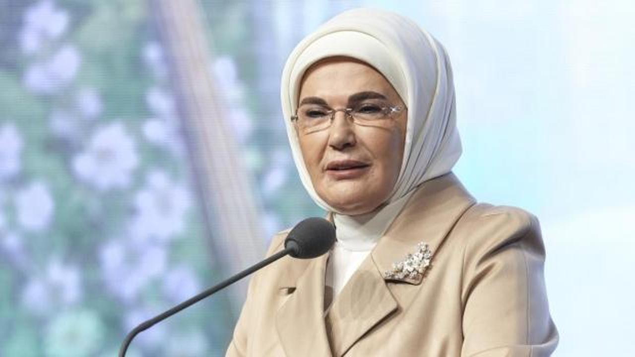 Emine Erdoğan, 6. Lider Eşleri Zirvesi'ne video mesaj g&ouml;nderdi