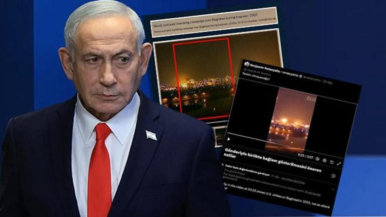 İsrail'in savaÅ propagandasından BaÄdat görüntüleri çıktı