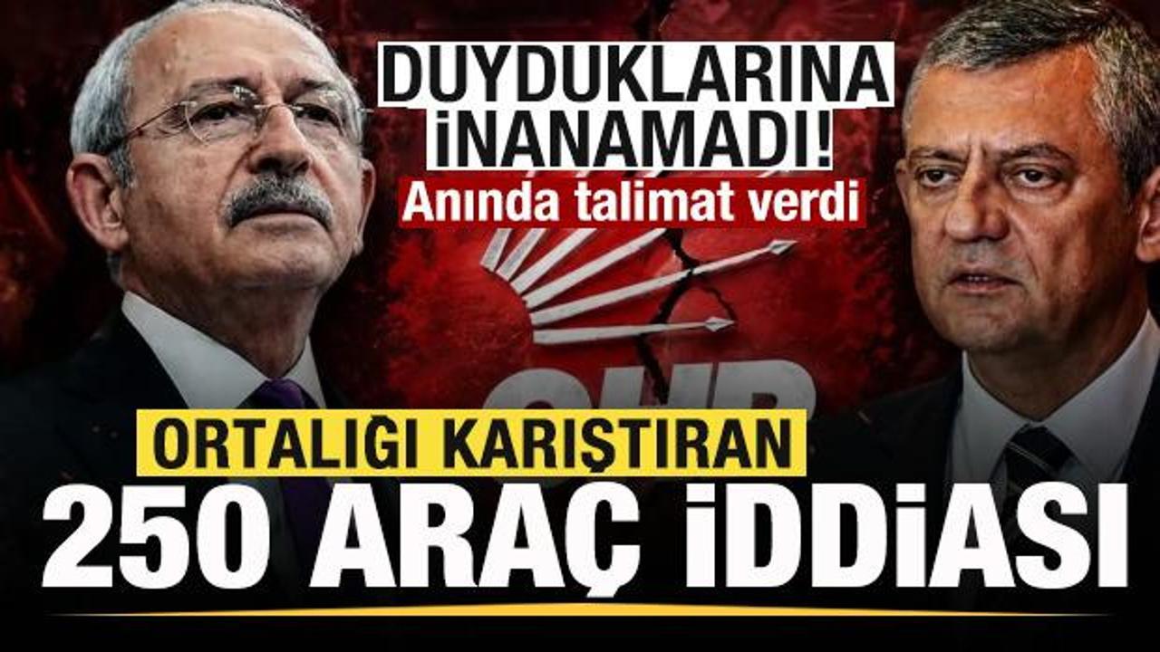 OrtalıÄı karıÅtıran 250 araç iddiası! KılıçdaroÄ…