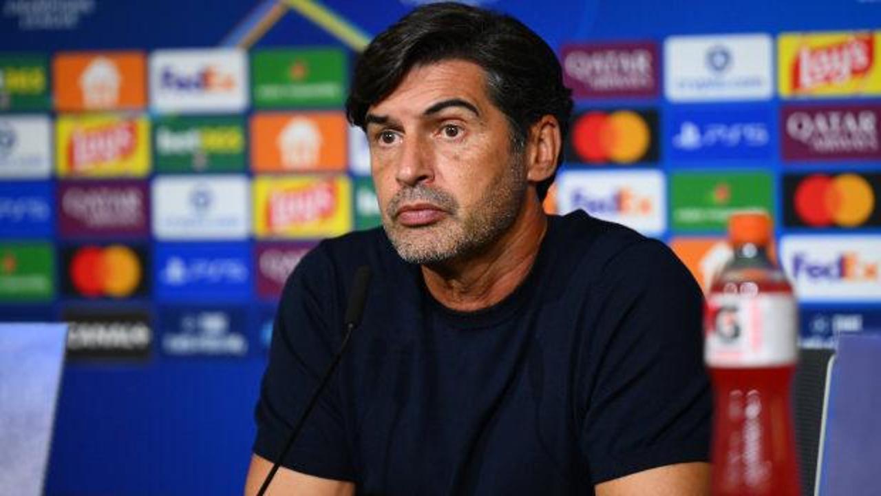 Paulo Fonseca: Hayal kırıklığı yaşıyoruz
