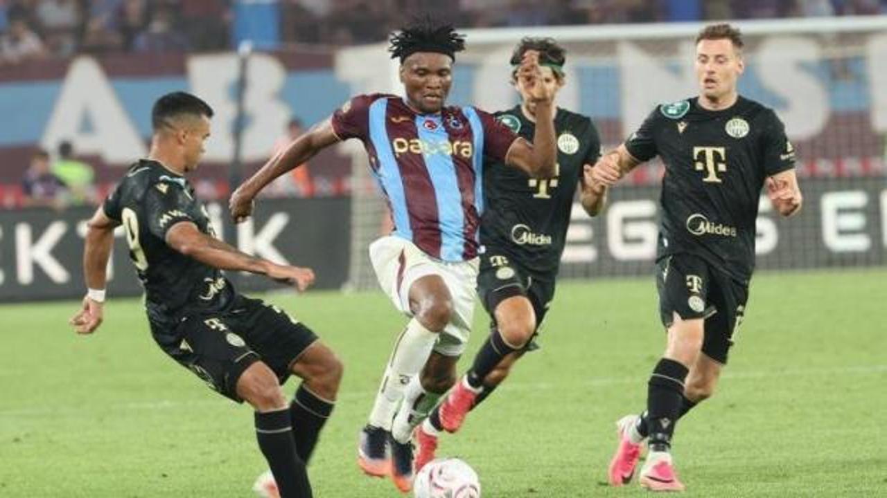 Trabzonspor'un Ferencvaros ma&ccedil;ı kamp kadrosu a&ccedil;ıklandı