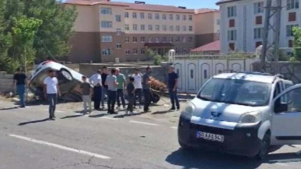 Ağrı'da trafik kazası: 4 kişi yaralandı