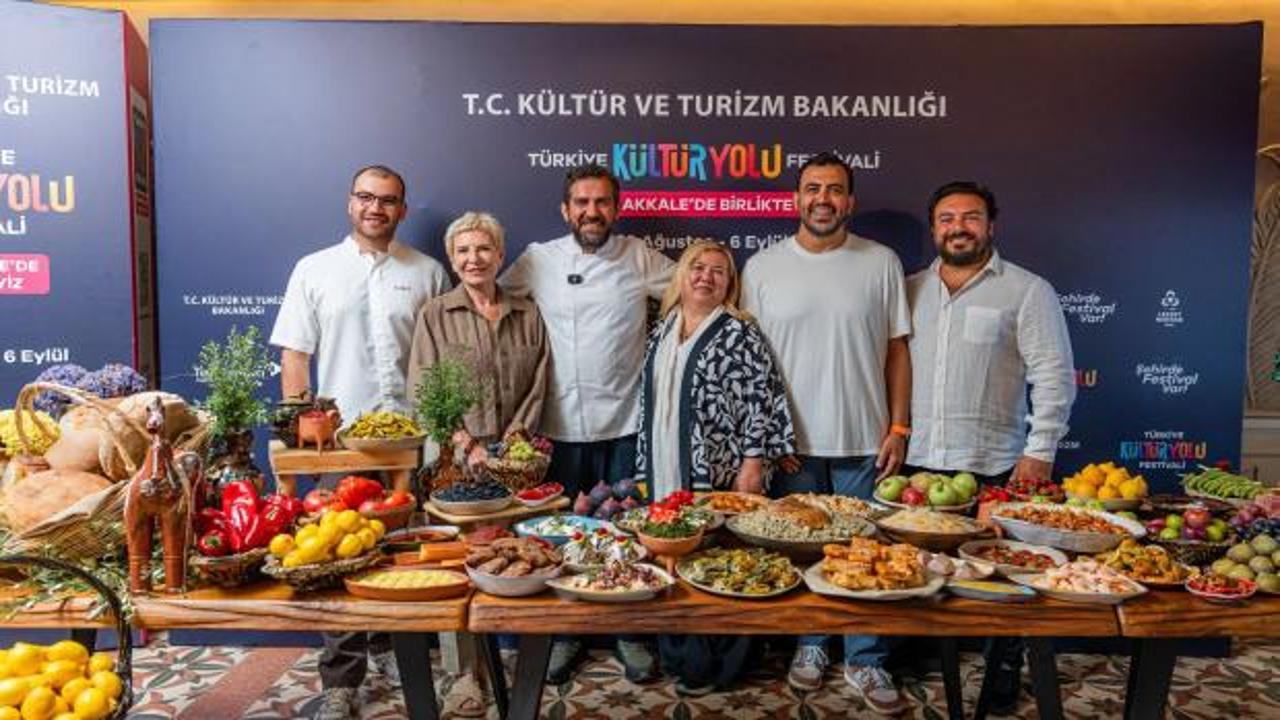 &Ccedil;anakkale'nin 52 lezzet noktası festivalde ziyaret edildi