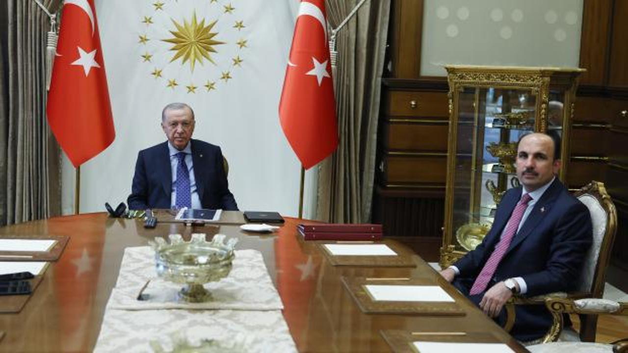 Cumhurbaşkanı Erdoğan, D&uuml;nya Belediyeler Birliği Başkanı Altay'ı kabul etti