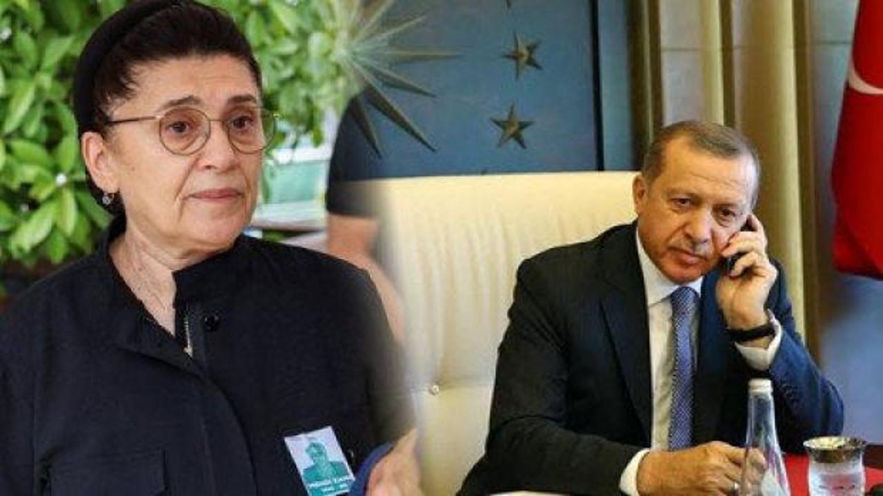 Cumhurbaşkanı Erdoğan, eski milletvekili Leyla Zana'ya başsağlığı diledi