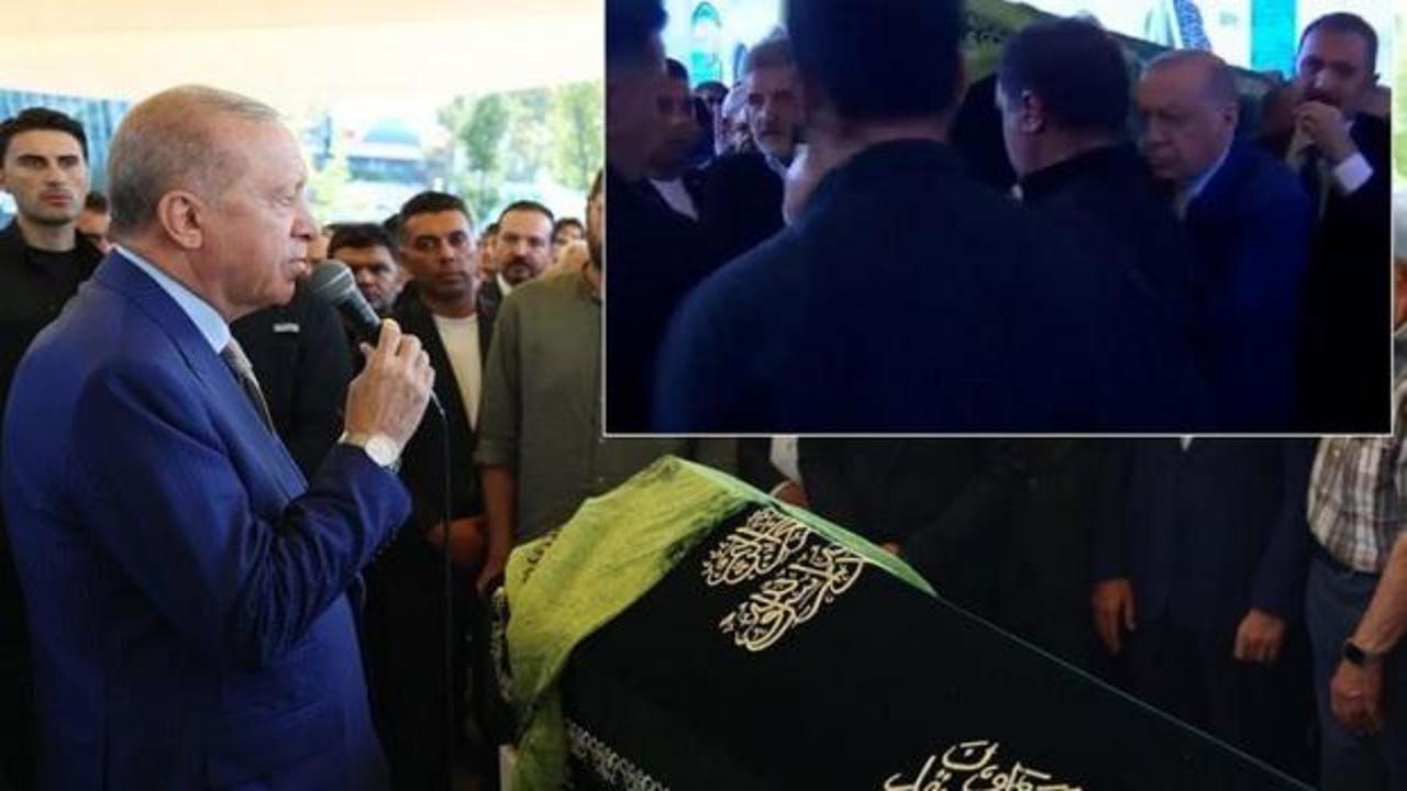 Erdoğan&rsquo;dan duygulandıran veda! Son g&ouml;rev i&ccedil;in tabuta omuz verdi