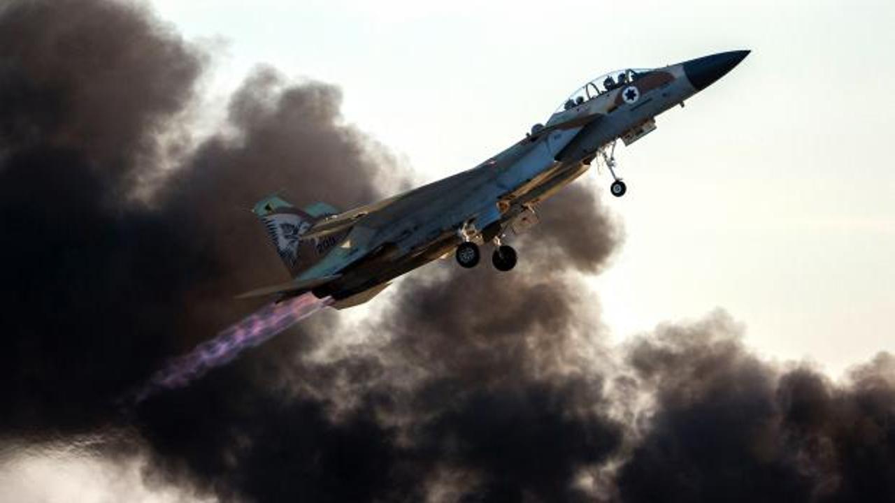 İsrail savaş u&ccedil;akları havalandı: Bomba yağdırdı