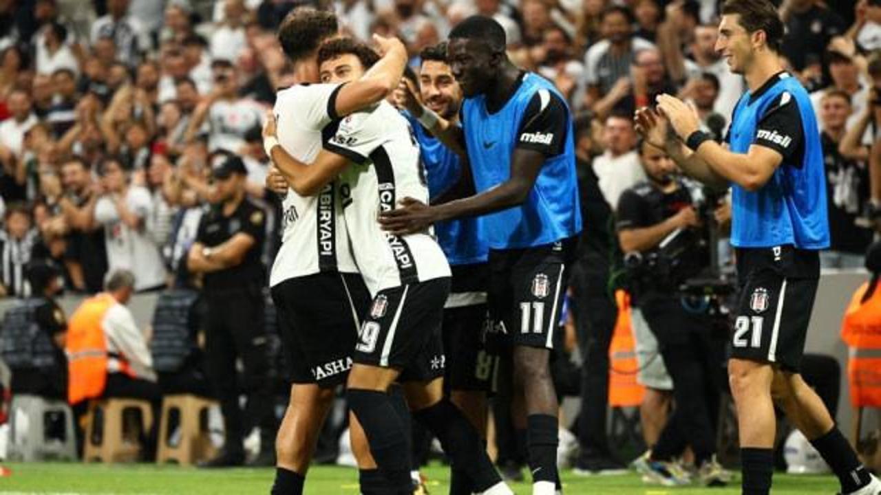 Beşiktaş, Çorum FK'yı 6-2 ile geçerek 6 sezon sonra 6 gollü galibiyet aldı