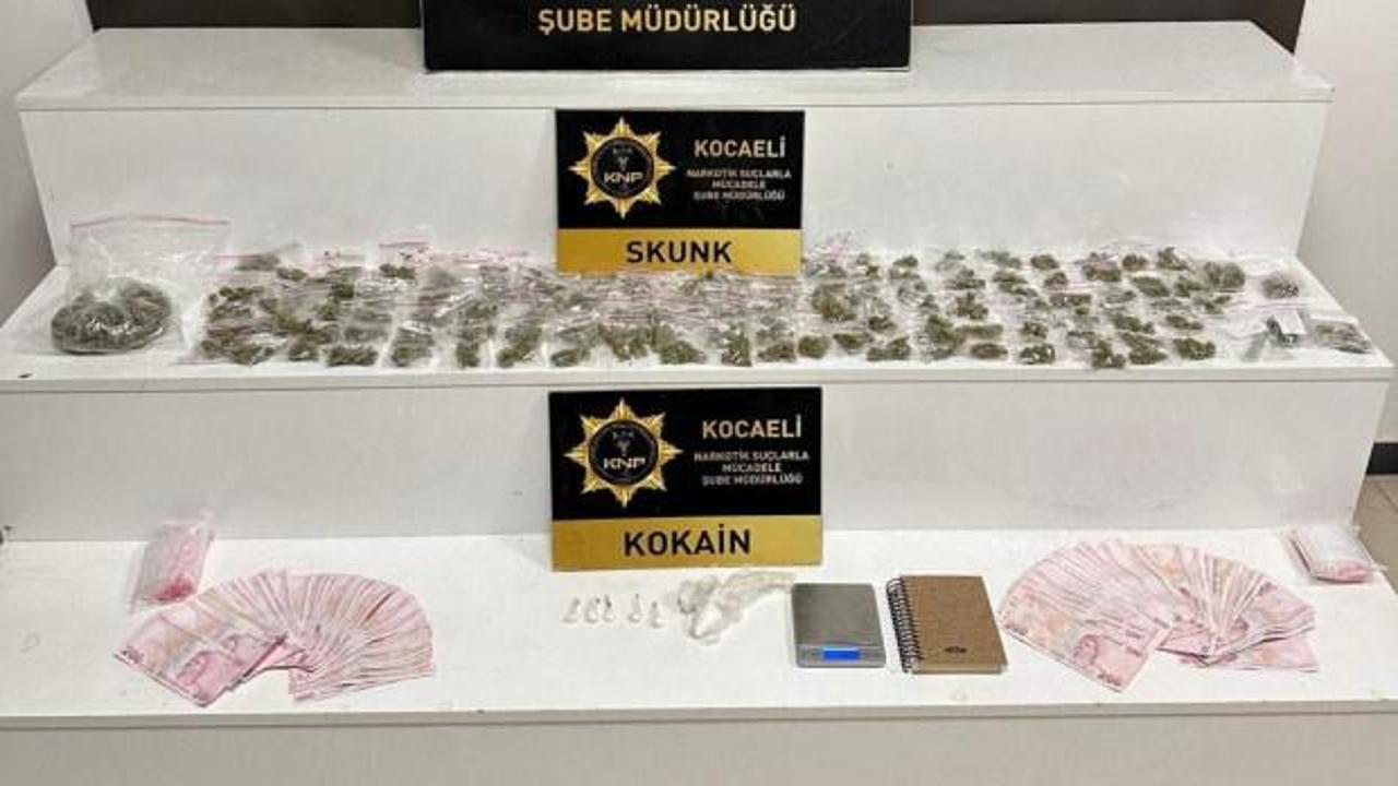 Kocaeli'de uyuşturucu operasyonu: 5 tutuklama