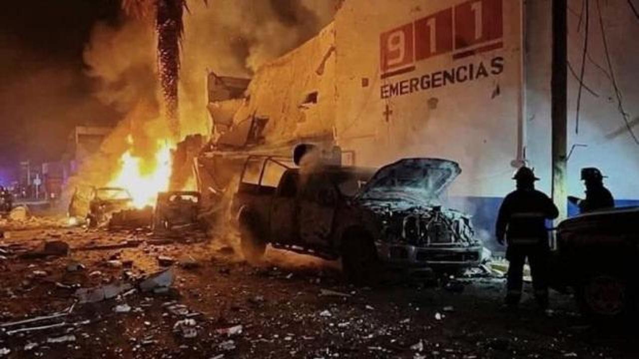 Meksika'da polis karakoluna bombalı saldırı