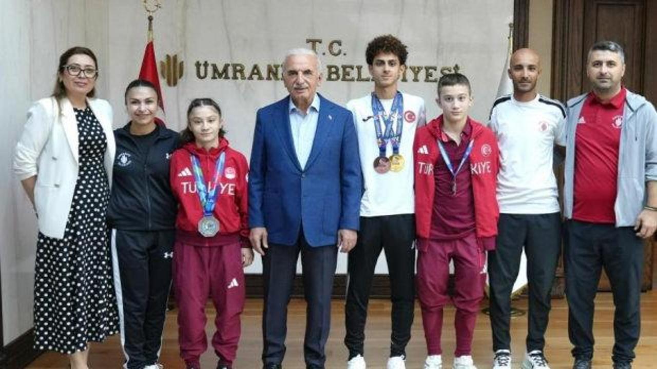 &Uuml;mraniyeli sporculardan uluslararası arenada b&uuml;y&uuml;k başarı