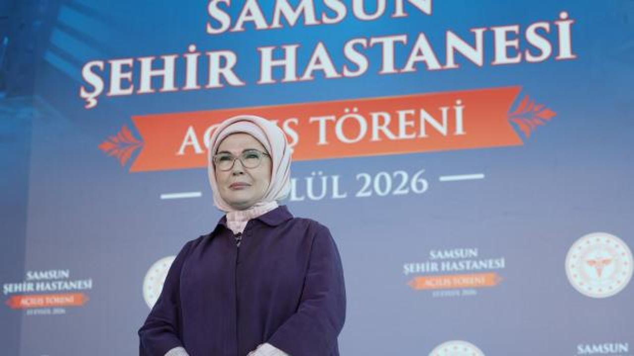 Emine Erdoğan'dan Samsun Şehir Hastanesi A&ccedil;ılış T&ouml;reni'ne ilişkin paylaşım