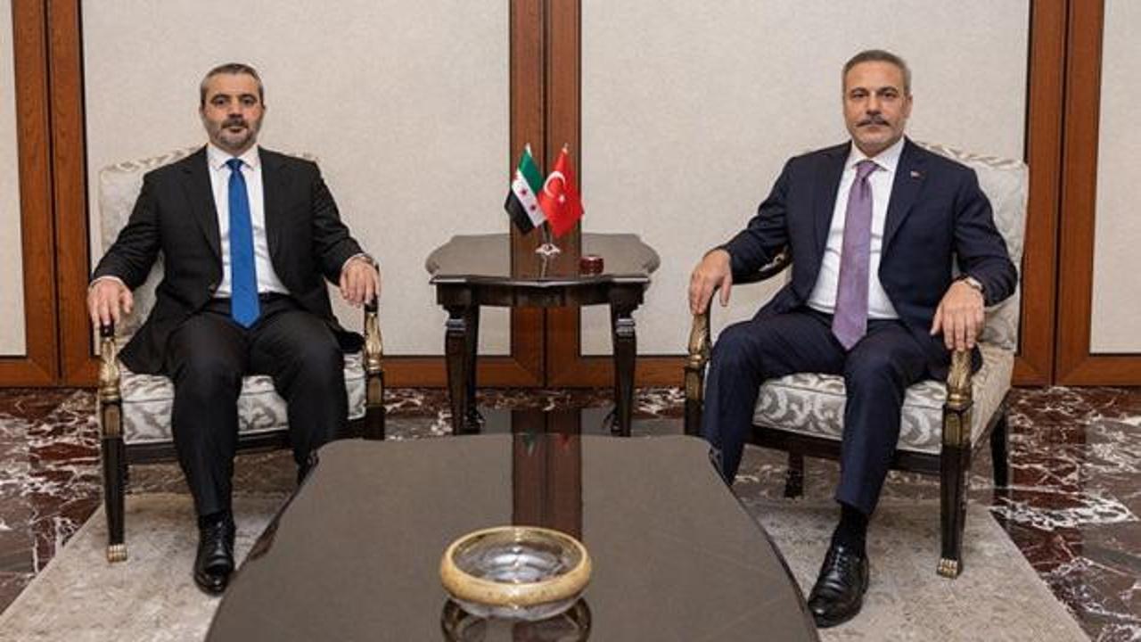 Bakan Fidan, Suriyeli mevkidaşıyla g&ouml;r&uuml;şt&uuml;