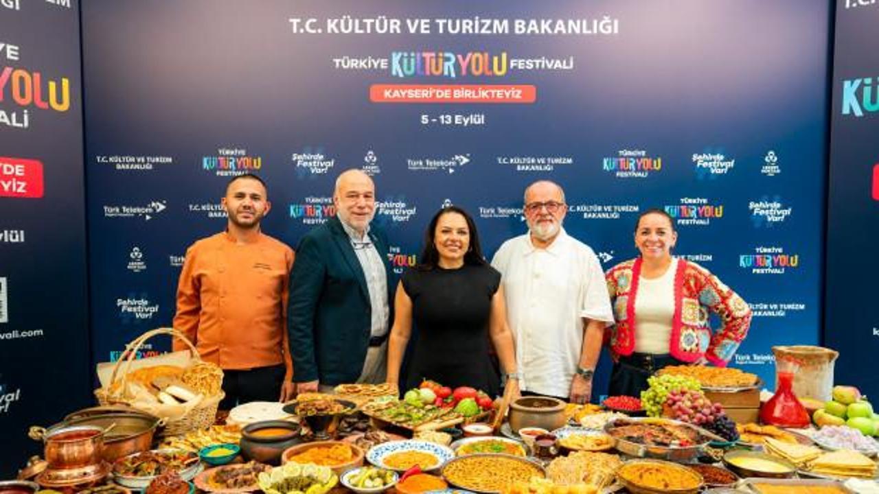 Kayseri 'K&uuml;lt&uuml;r Yolu Festivali'nde 34 lezzet noktası ziyaret edildi