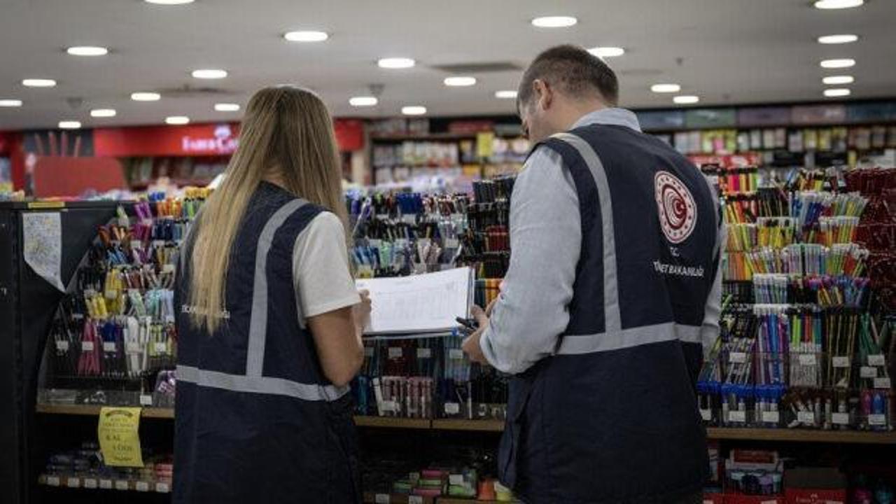 Kırtasiye denetimlerinde rekor ceza! Bakanlık milyonlarca &uuml;r&uuml;n&uuml; inceledi