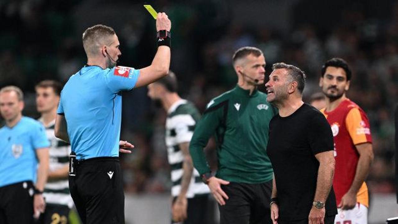 Okan Buruk'u &ccedil;ılgına &ccedil;evirmişti! Sporting ma&ccedil;ının hakemi i&ccedil;in olay karar