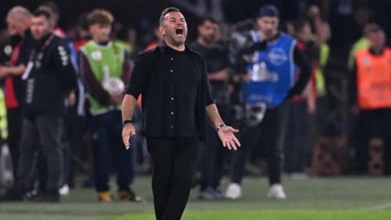 Okan Buruk'tan kırmızı kart sonrası ilk a&ccedil;ıklama! Hakem s&ouml;z&uuml; g&uuml;ndeme oturdu