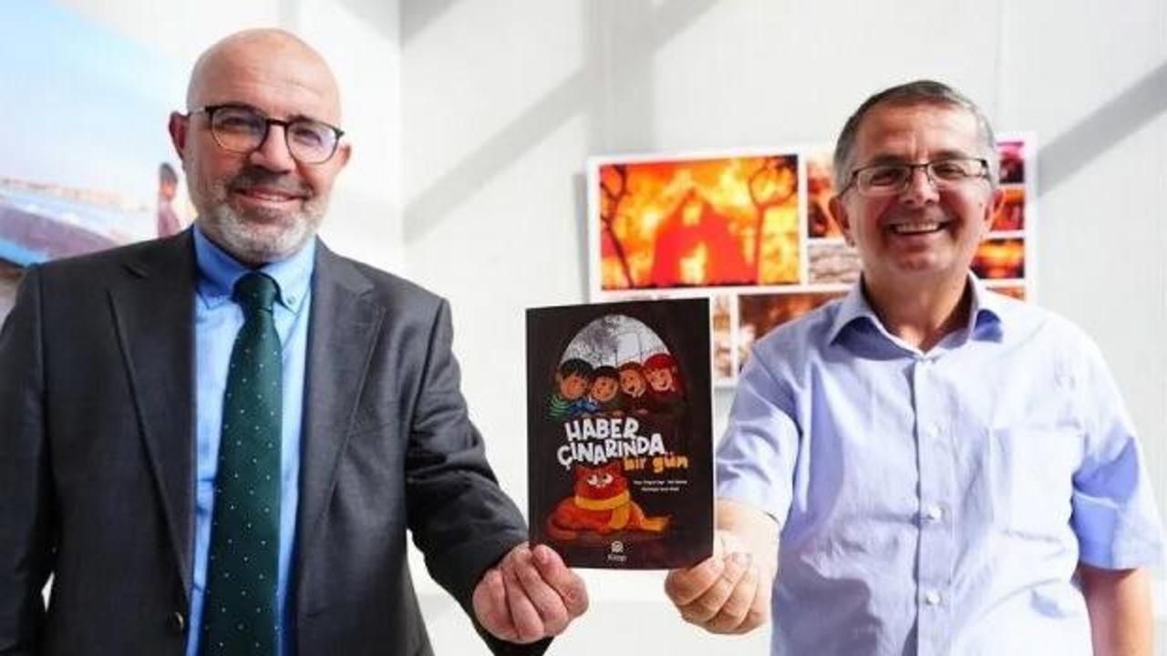 AA'nın &ccedil;ocuk kitabı "Haber &Ccedil;ınarında Bir G&uuml;n" &ccedil;ocuklara haberin mutfağını anlatıyor