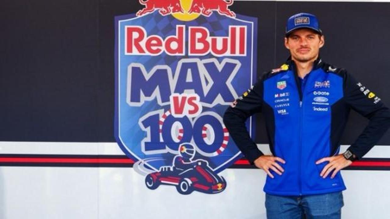 Red Bull sporcusu Max Verstappen, Max vs 100&rsquo;de sadece 35 dakikada 100 rakibini ge&ccedil;ti!