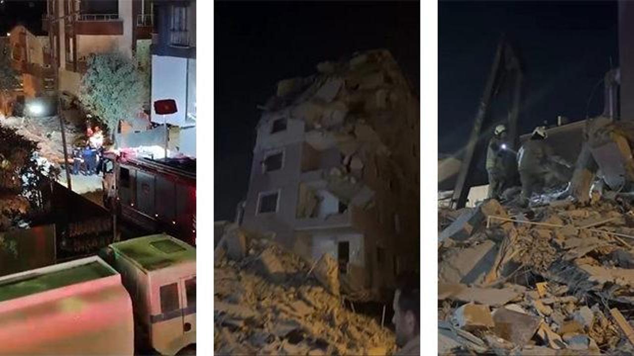 Son dakika haberi! K&uuml;&ccedil;&uuml;k&ccedil;ekmece'de yıkımı yapılan binada &ccedil;&ouml;kme:  2 kişi yaralandı