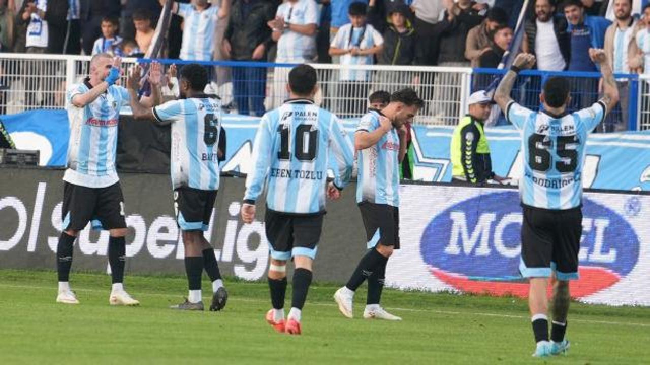 Dadaşlar evinde g&uuml;ld&uuml;! Erzurumspor FK Samsunspor'u tek golle yıktı