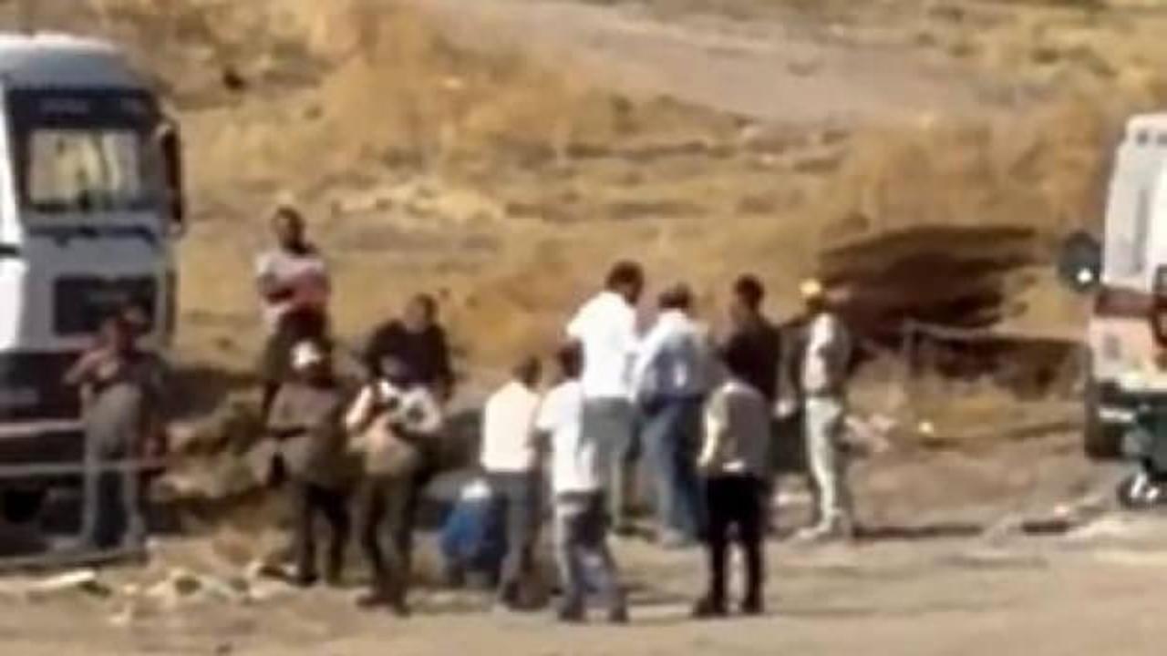 &Uuml;zerine inşaat malzemesi d&uuml;şen iş&ccedil;i ağır yaralandı