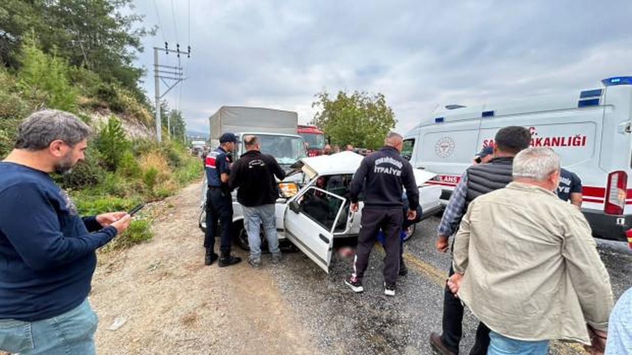 Aydın'da feci kaza! &Ouml;l&uuml; ve yaralılar var