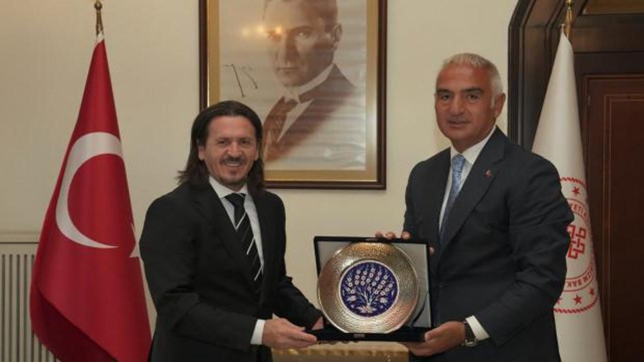 Bakan Ersoy, Kuzey Makedonyalı mevkidaşını Cumhuriyet M&uuml;zesi'nde ağırladı