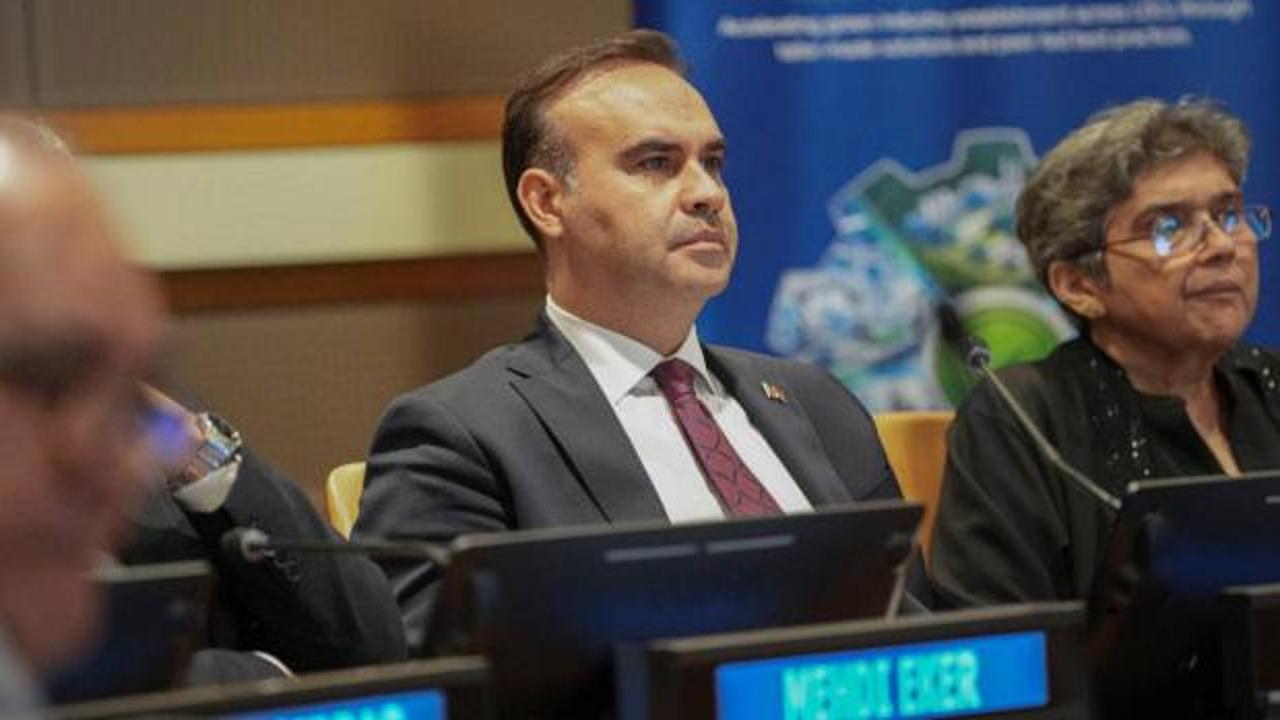 Bakan Kacır BM'de &ccedil;arpıcı veriye dikkat &ccedil;ekti