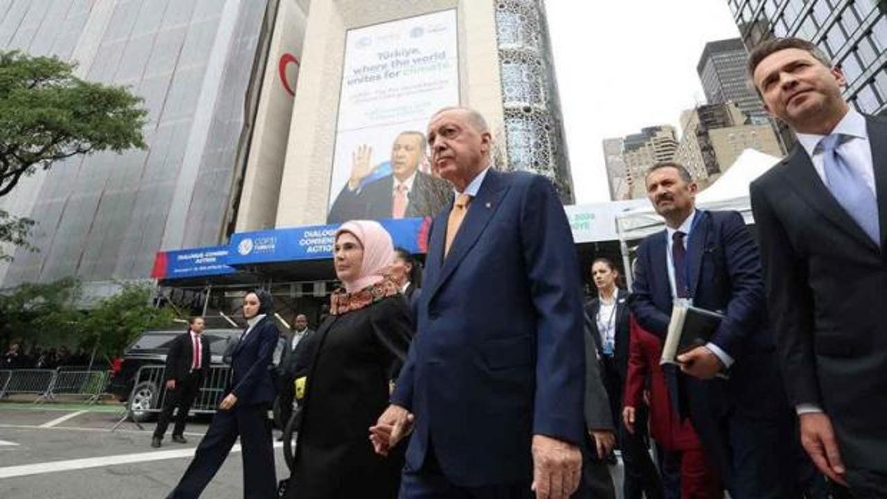 Cumhurbaşkanı Erdoğan, Trump'ın devlet başkanları onuruna verdiği davete katıldı