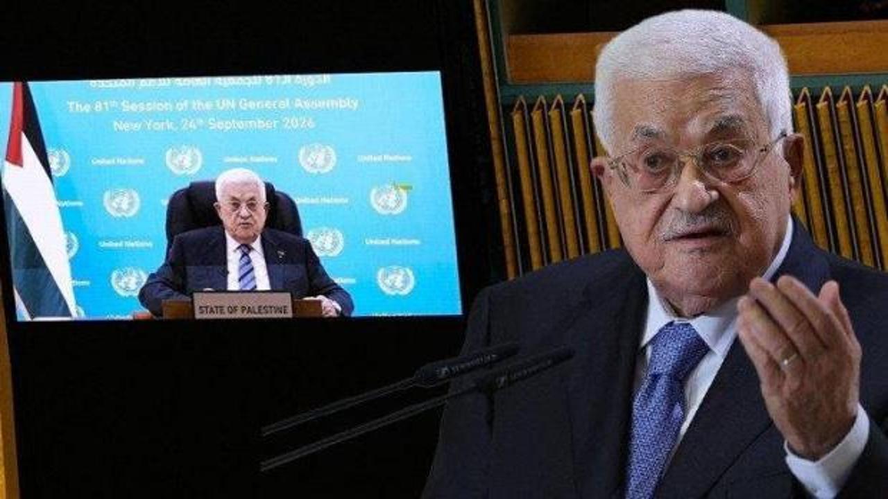 Filistin lideri Abbas'tan BM'de sert mesaj: Bu, devlet ter&ouml;rizmi ve etnik temizliktir
