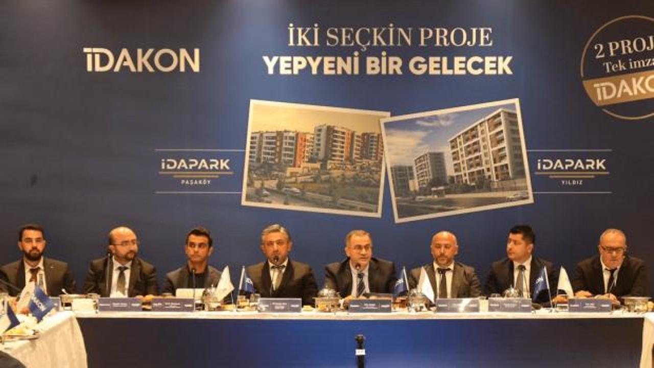 İdakon Yapı İstanbul'daki iki yeni konut projesini tanıttı