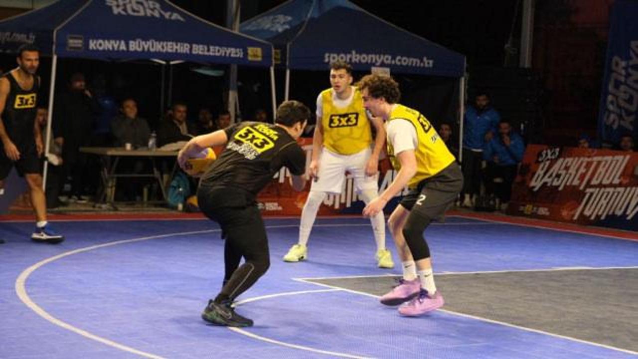 Konya&rsquo;da basketbol ş&ouml;leni başlıyor! 3x3 turnuvası i&ccedil;in geri sayım