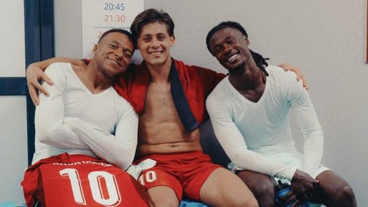 Mbappe'den dikkat &ccedil;eken paylaşım! Ma&ccedil;ı ve skoru değil, Arda G&uuml;ler'i paylaştı