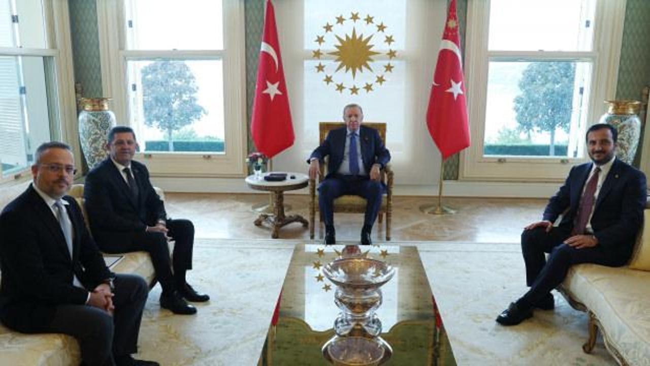 Cumhurbaşkanı Erdoğan peş peşe belediye başkanlarıyla g&ouml;r&uuml;şt&uuml;