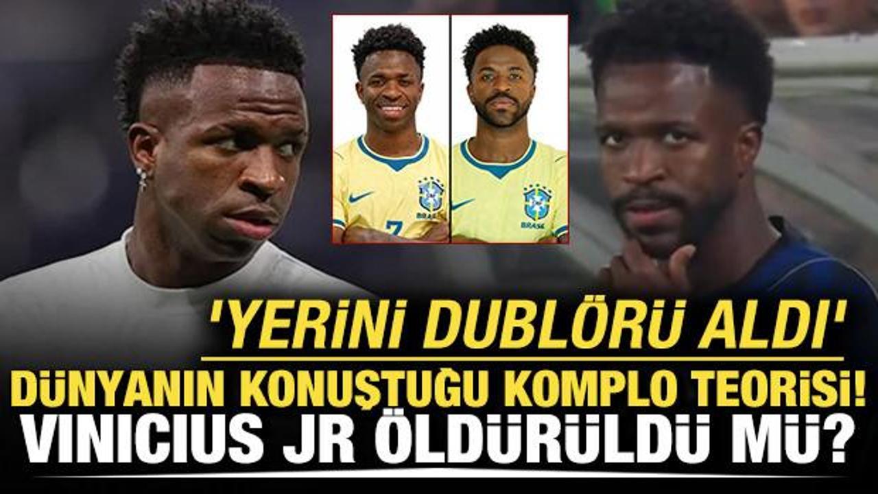Dünya bu komplo teorisini konuşuyor! Vinicius Junior öldürüldü mü? 'Yerini dublörü aldı'