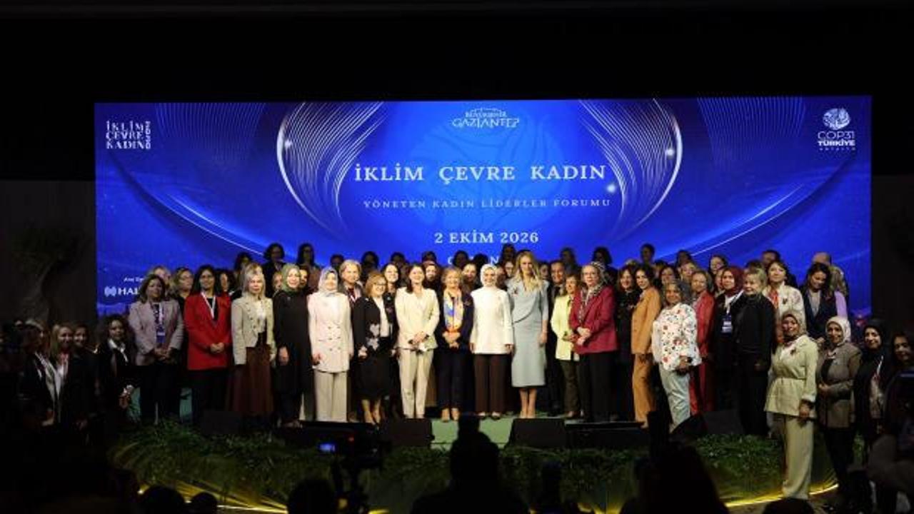 Gaziantep'te COP31 &ouml;ncesi &ouml;nemli buluşma: Kadın liderler iklim i&ccedil;in yol haritası oluşturdu