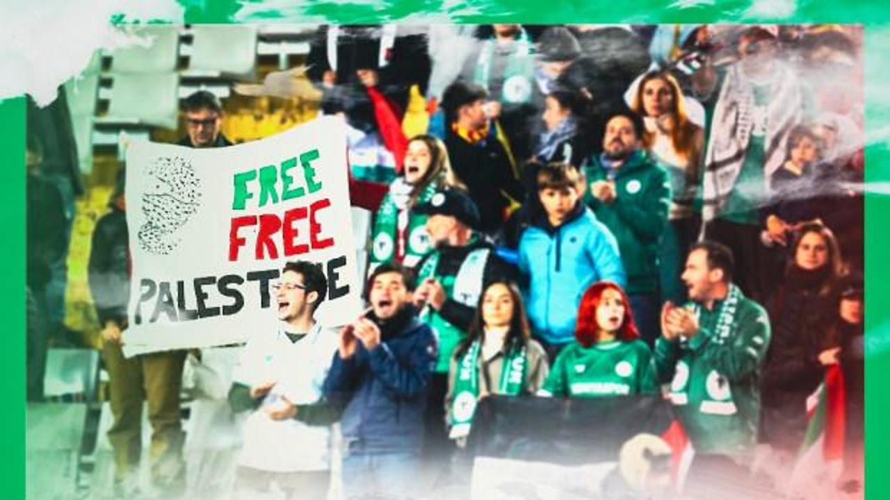 Konya&rsquo;da trib&uuml;nler Filistin i&ccedil;in dolacak! İsrail'e net mesaj: Aynı tarafız...