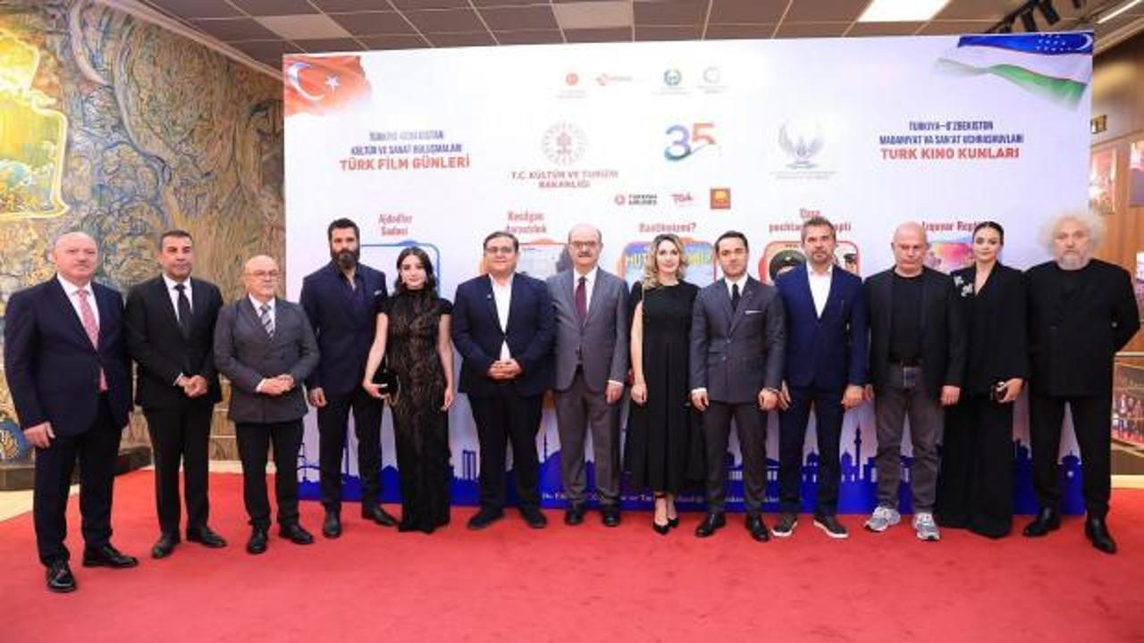 &Ouml;zbekistan'da T&uuml;rk sineması r&uuml;zgarı esti! Taşkent'te T&uuml;rk sanat&ccedil;ılara yoğun ilgi