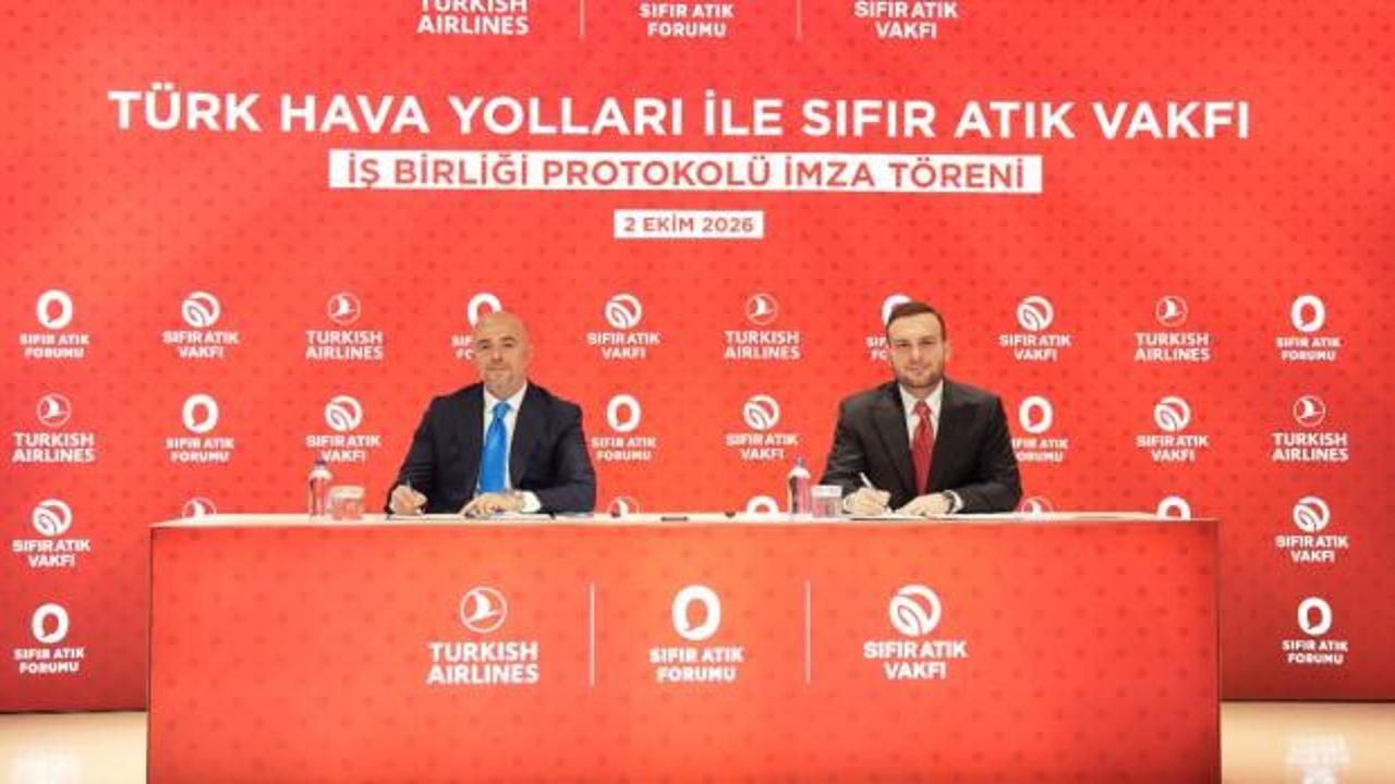 Sıfır Atık Vakfı ile T&uuml;rk Hava Yolları arasında s&uuml;rd&uuml;r&uuml;lebilir havacılık i&ccedil;in stratejik iş birliği
