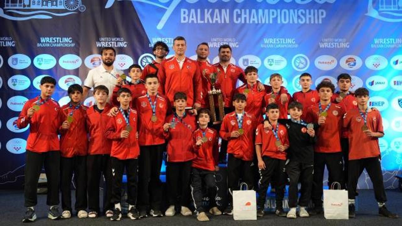 Tam 45 madalya kazandık! Milli Takımımız, Balkan şampiyonu