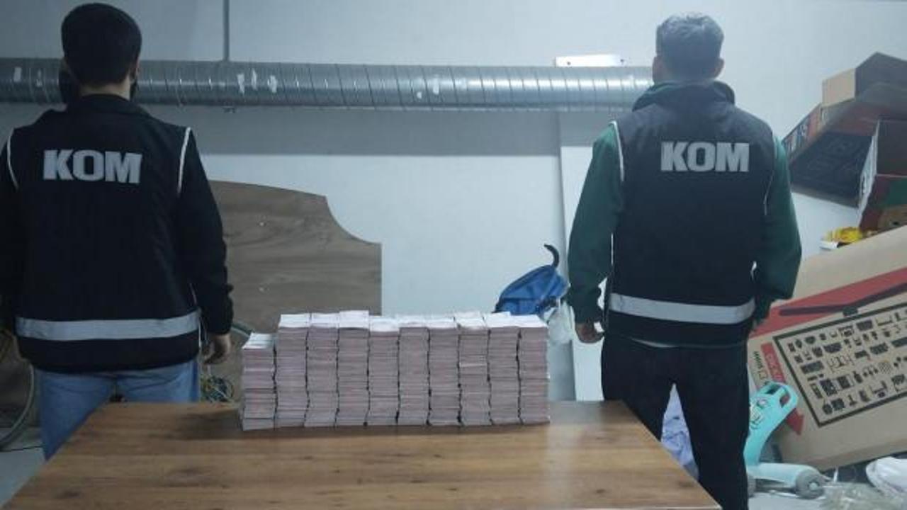 20 ilde su&ccedil; &ouml;rg&uuml;t&uuml; operasyonu: Evin bodrumunda 3 milyon TL ele ge&ccedil;irildi