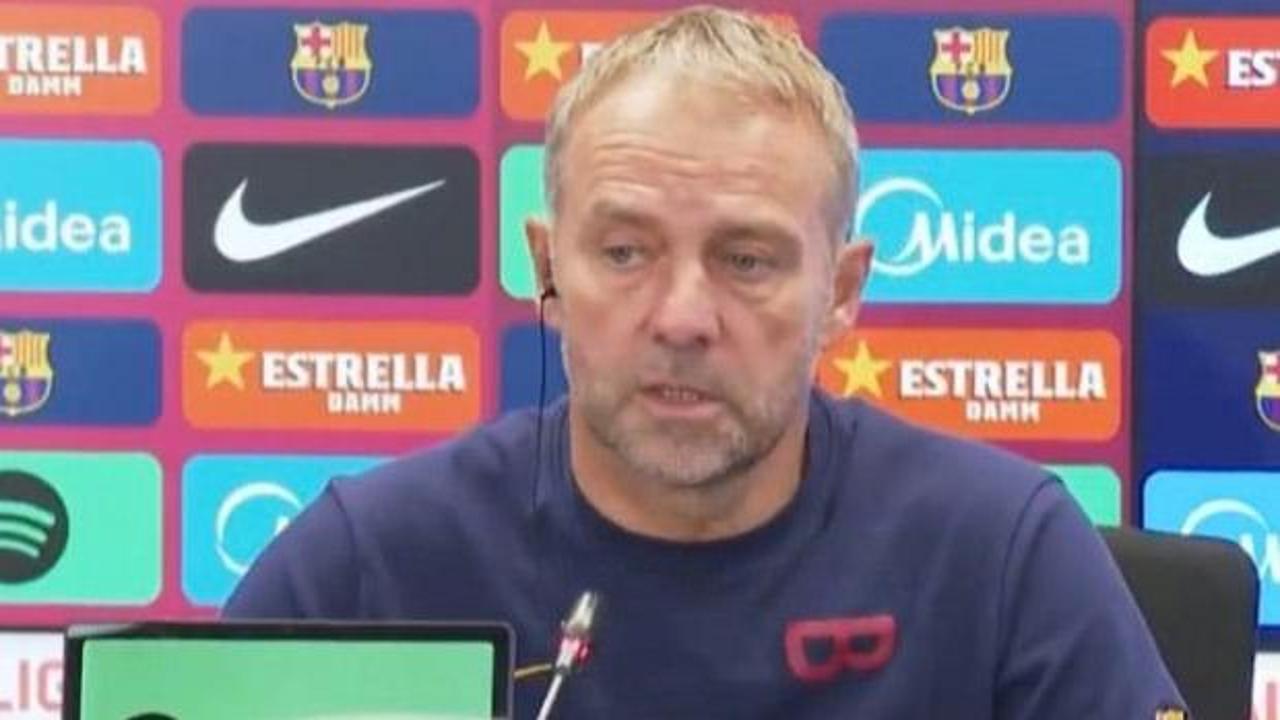 Barcelona'da 7 ma&ccedil;ta 12 gol atan yıldız, Galatasaray ma&ccedil;ında yok! Flick a&ccedil;ıkladı
