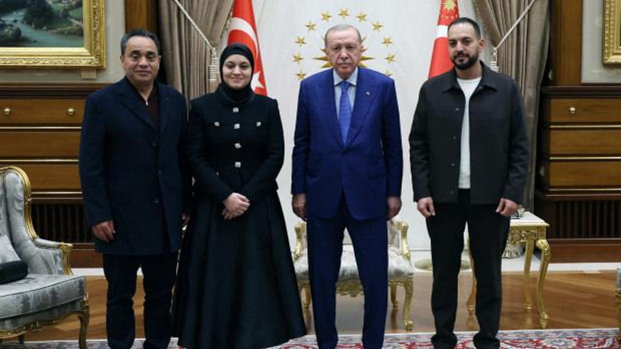 Cumhurbaşkanı Erdoğan, Hind Rajab'ın ailesini kabul etti